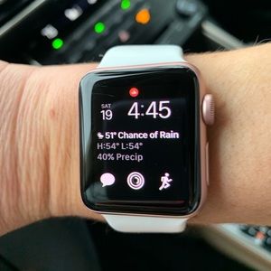 Series 2 38mm Rose Gold Apple Watch- Aluminum